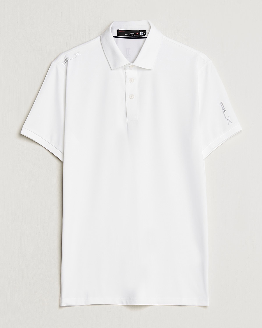 Herren | RLX Ralph Lauren | RLX Ralph Lauren | Airflow Active Jersey Polo Ceramic White