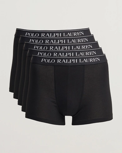Herren | Unterhosen | Polo Ralph Lauren | 5-Pack Trunk Black
