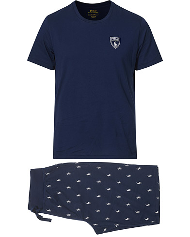 Herren | Schlafanzüge & Bademäntel | Polo Ralph Lauren | Short Sleeve Pyjama Set Navy