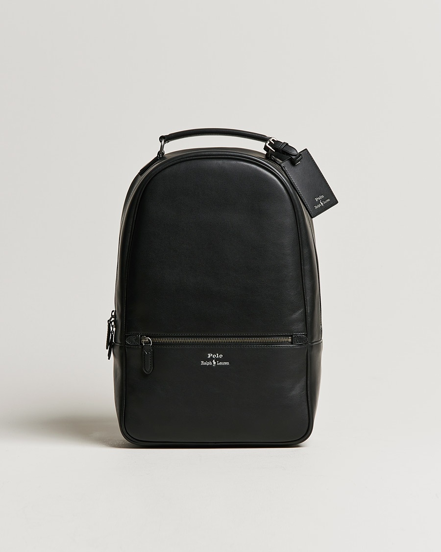 polo leather backpack