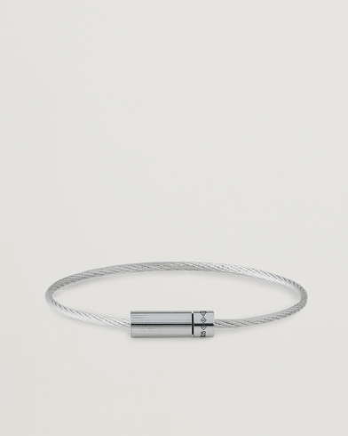 Herren | Schmuck | LE GRAMME | Horizontal Cable Bracelet Polished Sterling Silver 7g