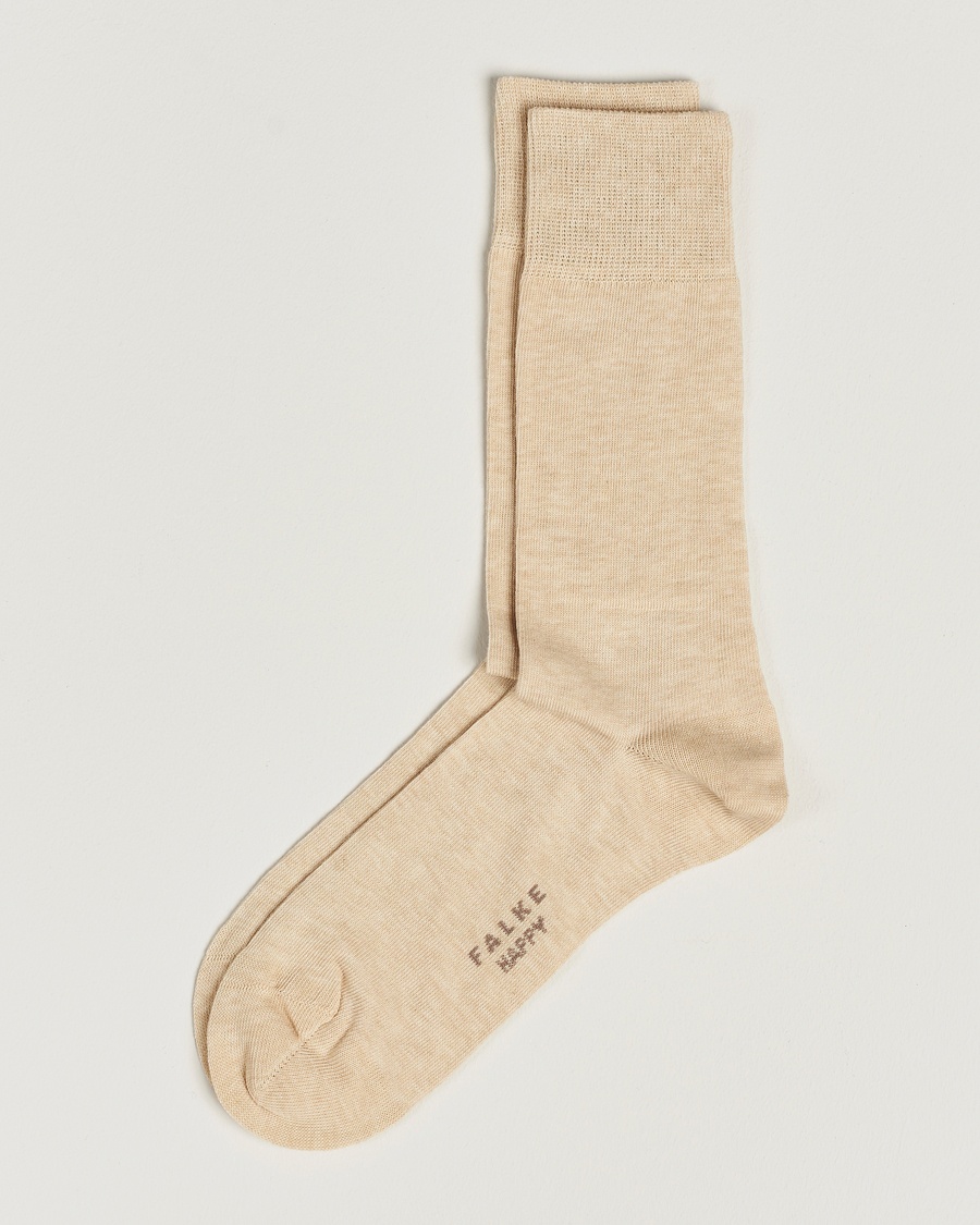 Herren | Falke | Falke | Happy 2-Pack Cotton Socks Sand