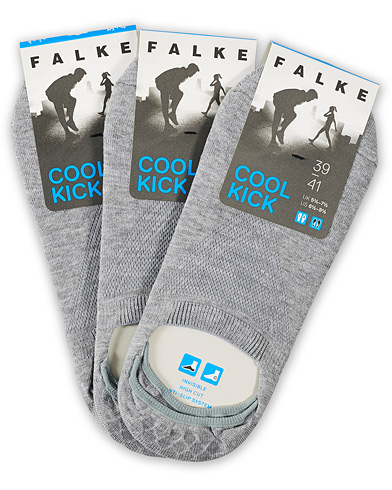 Herren |  | Falke | Cool Kick 3-Pack Sneaker Socks Light Grey