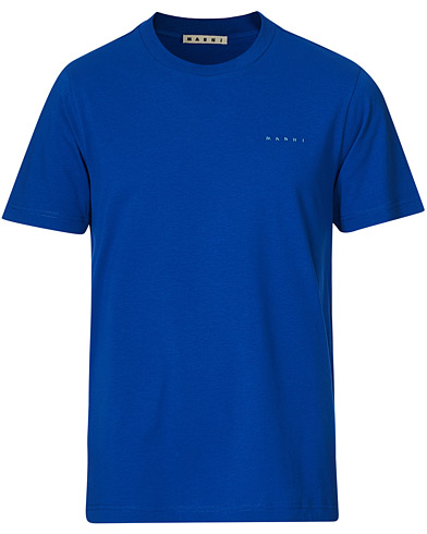 Herren |  | Marni | Cotton Jersey Logo T-Shirt Astral Blue