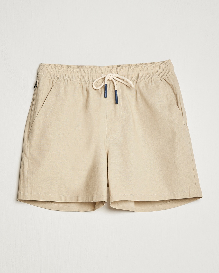  Linen Shorts Beige