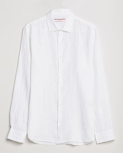Herren |  | Orlebar Brown | Giles Linen CLS Shirt White