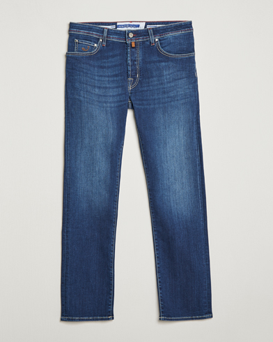 Herren | Blaue jeans | Jacob Cohën | Nick 622 Slim Fit Stretch Jeans Medium Dark