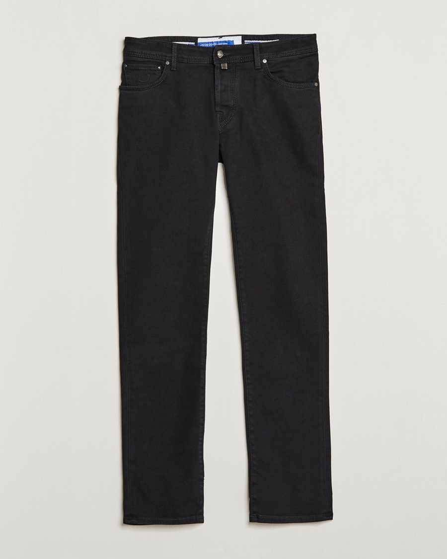 Herren | | Jacob Cohën | Nick 622 Slim Fit Stretch Jeans Black Dark Wash