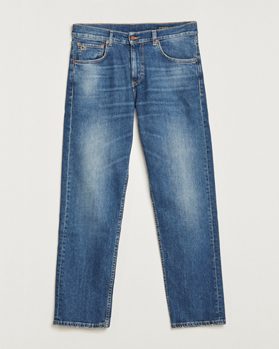 Herren |  | Oscar Jacobson | Johan Straight Fit Cotton Stretch Jeans Vintage Wash
