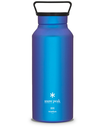 Snow Peak Titanium Aurora Bottle 800 Blue