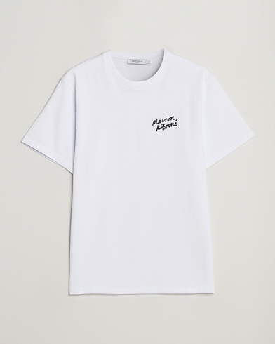 Herren | Weiße T-Shirts | Maison Kitsuné | Mini Handwriting T-Shirt White