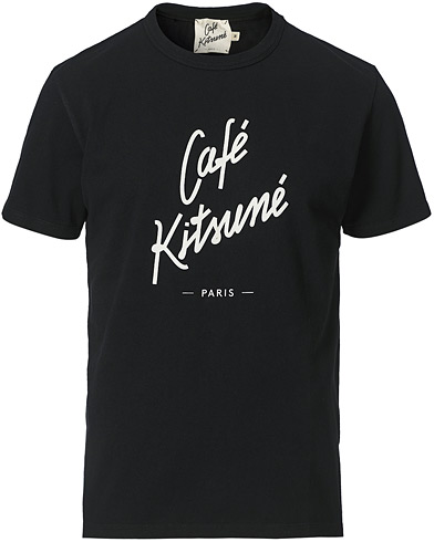 Herren | Maison Kitsuné | Café Kitsuné | Crew T-Shirt Black