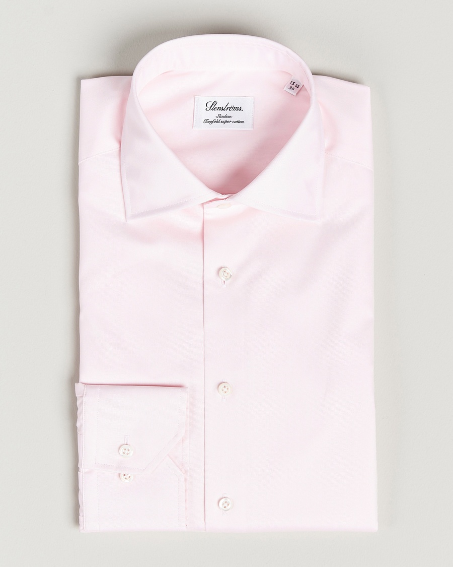 Herren | | Stenströms | Slimline Cut Away Shirt Pink