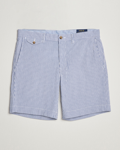 Herren | Chinoshorts | Polo Ralph Lauren | Bedford Seersucker Shorts Blue/White