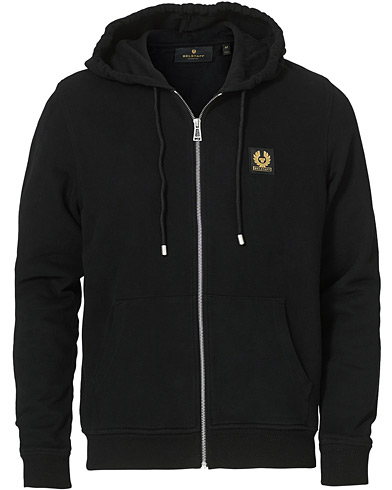 Herren | Kleidung | Belstaff | Cotton Full Zip Logo Hood Black