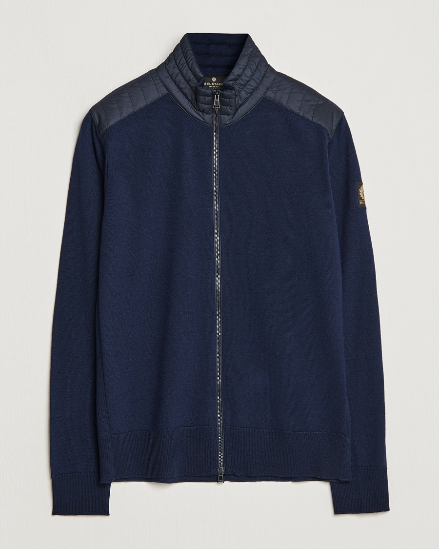 Herren | | Belstaff | Kelby Zip Cardigan Navy