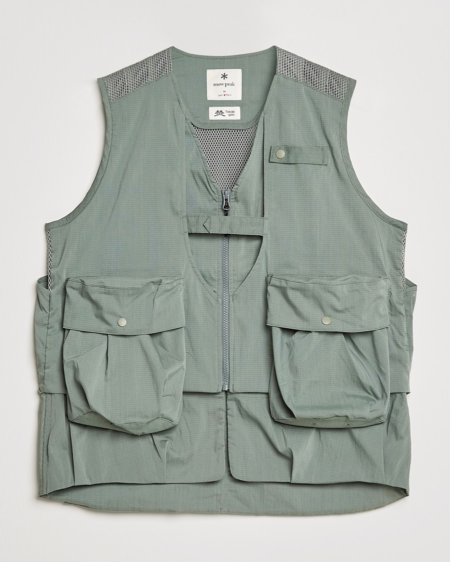 Snow Peak Stretch FR Vest Sage Snow Peak Stretch FR Vest Sage
