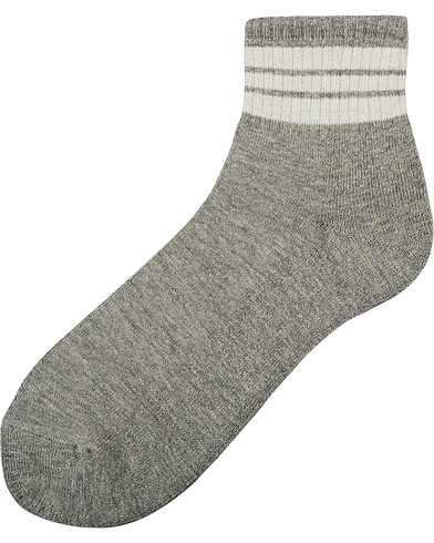 Japanese Department |  1/4 Schoolboy Socks Grey/White