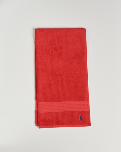Herren | Handtücher | Ralph Lauren Home | Polo Player Shower Towel 75x140 Red Rose