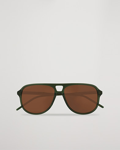 Herren | Gucci | Gucci | GG1156S Sunglasses Green/Brown