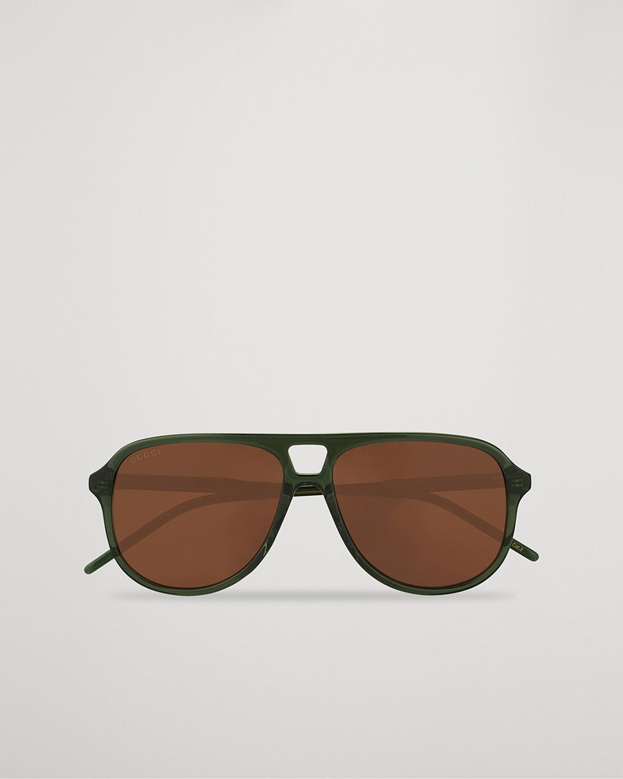 Gucci GG1156S Sunglasses Green/Brown