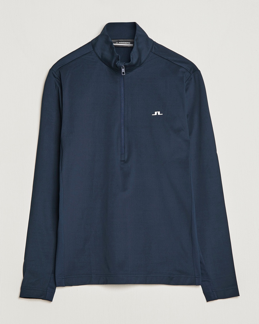 Herren | | J.Lindeberg | Luke Jersey Half Zip Navy