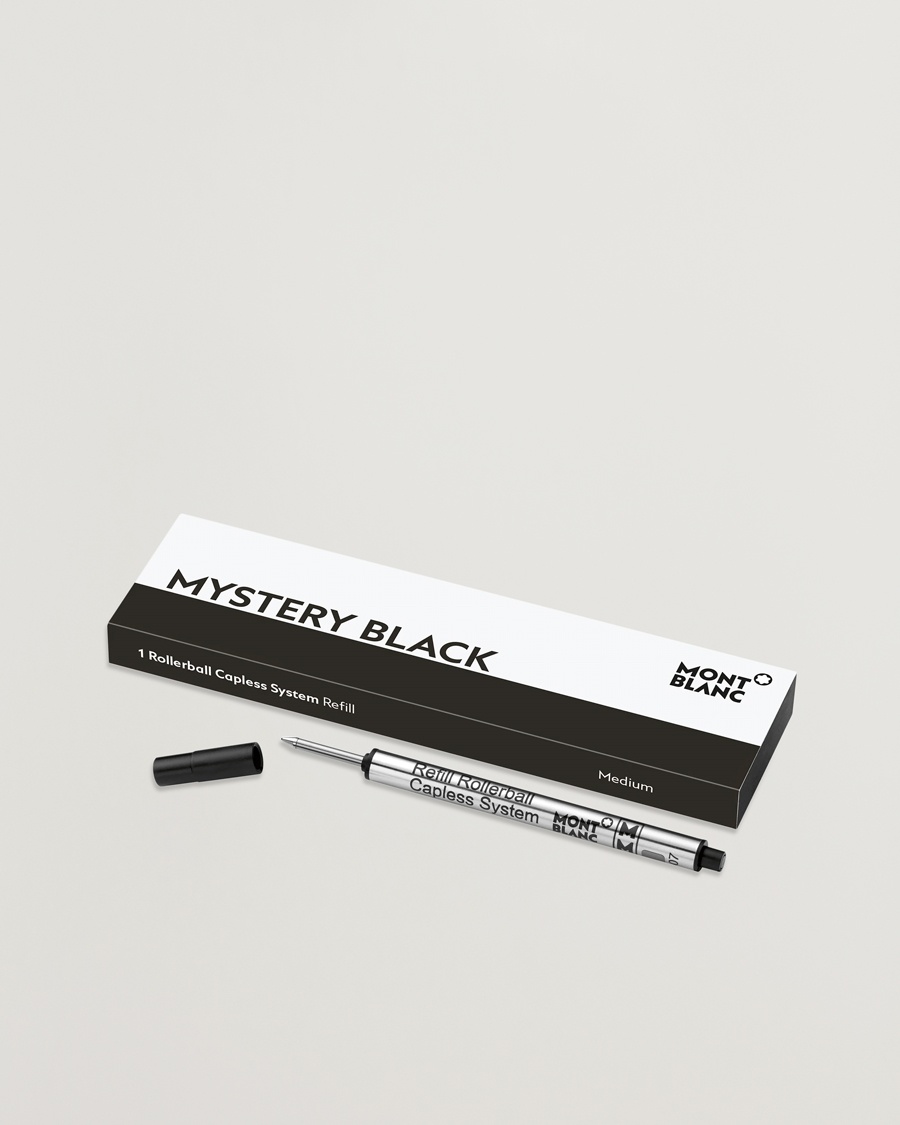 Montblanc 1 Rollerball M Capless System Refill Mystery Black – Schwarz