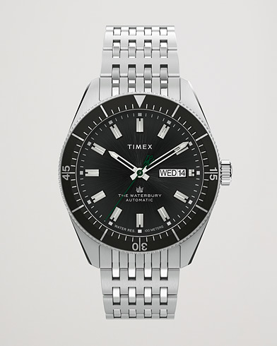 Herren | Timex | Timex | Waterbury Diver Automatic 40mm Steel/Black Dial