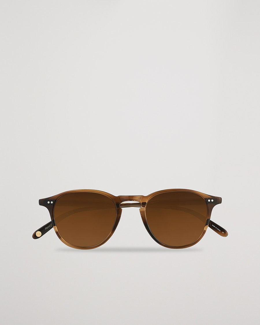 Herren | | Garrett Leight | Hampton 46 Sunglasses Khaki Tortoise/Pure Coffee