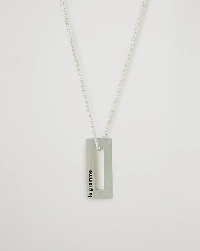 Herren | Halsketten | LE GRAMME | Rectangular Necklace Le 1.5 Sterling Silver