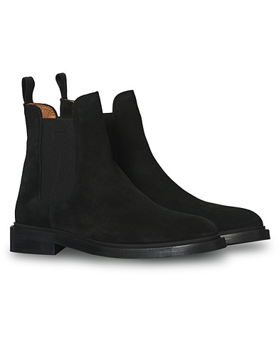 Herren | Stiefel | A Day's March | Suede Chelsea Boot Black