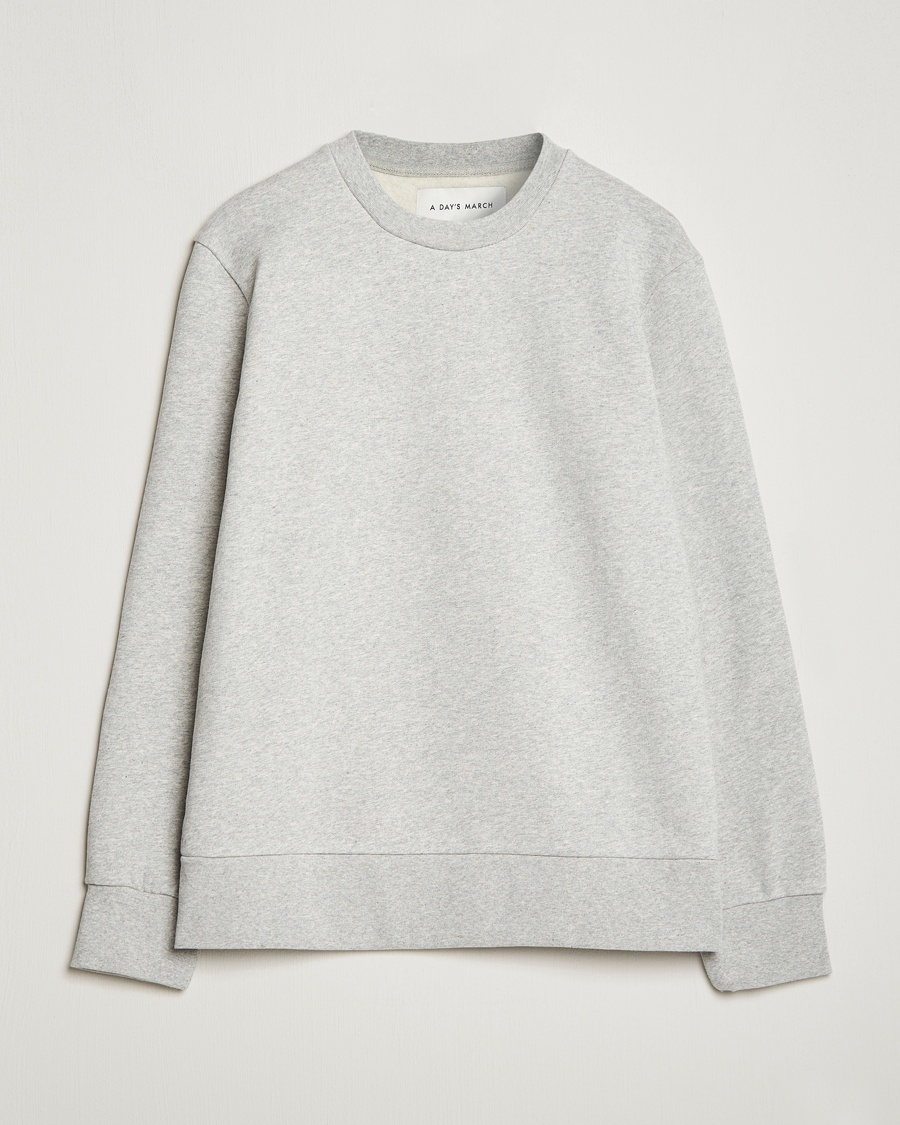 Herren | | A Day's March | Shaw Sturdy Fleece Sweatshirt Grey