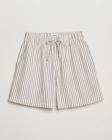 Herren | Tekla | Tekla | Poplin Pyjama Shorts Hopper Stripes