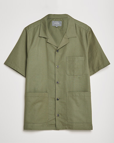 Herren | Kurzarmhemden | Private White V.C. | 3 Pocket Cruiser Shirt Olive