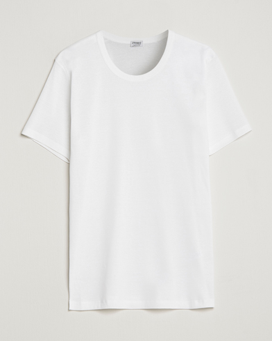  |  Merceriserad Cotton Crew Neck T-Shirt White