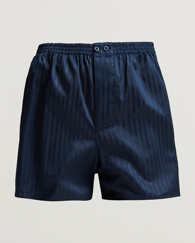  |  Merceriserad Cotton Boxer Shorts Navy