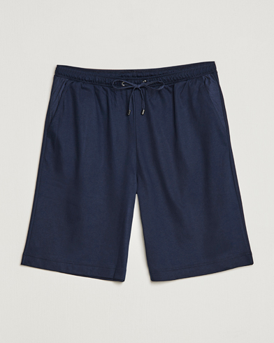 Herren | Pyjama Hosen | Zimmerli of Switzerland | Cotton/Modal Loungewear Shorts Midnight