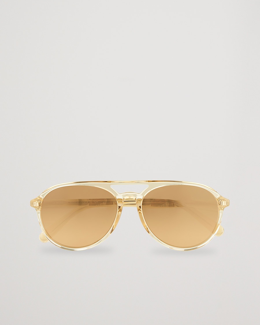 Moncler Lunettes ML0228 Sunglasses Shiny Beige/Roviex