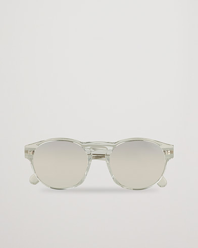 Herren | Gebogene Sonnenbrillen | Moncler Lunettes | ML0209 Polarized Sunglasses Crystal/Smoke