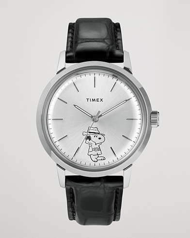 Herren | Uhren | Timex | Marlin Automatic Snoopy Secret Agent 40mm Black