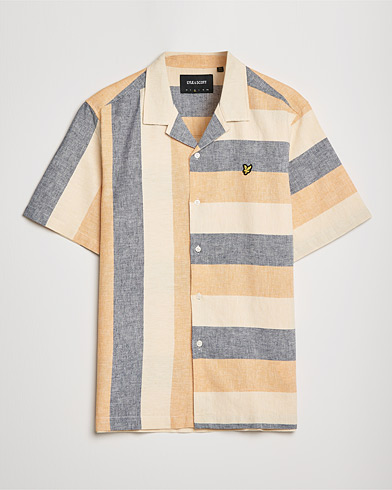 Herren | Kurzarmhemden | Lyle & Scott | Artisinal Resort Short Sleeve Shirt Gold Haze
