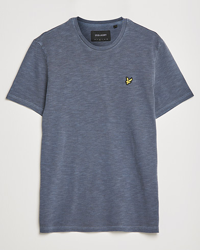 Herren | T-Shirts | Lyle & Scott | Cotton Slub T-shirt Dark Navy