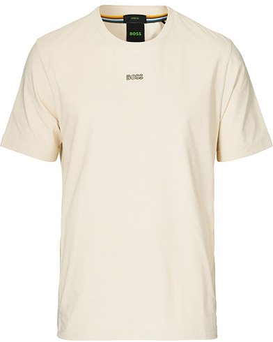 Herren | T-Shirts | BOSS Athleisure | Logo Crew Neck Tee Open White
