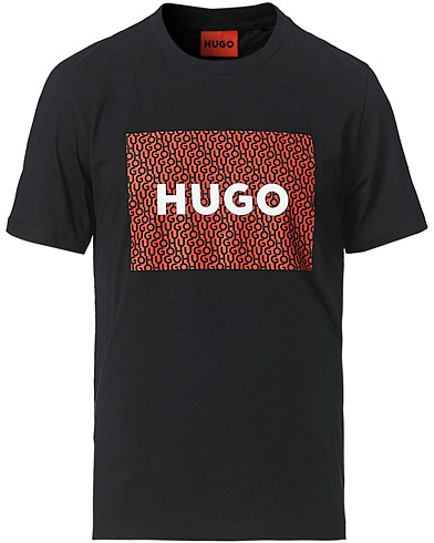 Herren | HUGO | HUGO | Dulive Logo Crew Neck Tee Black