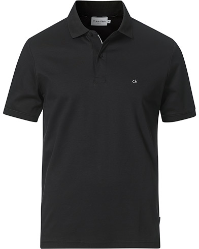 Herren | Poloshirt | Calvin Klein | Liquid Touch Slim Fit Polo Black
