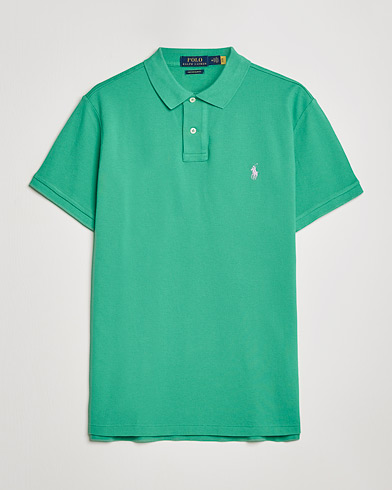 Herren | Poloshirt | Polo Ralph Lauren | Custom Slim Fit Polo Raft Green