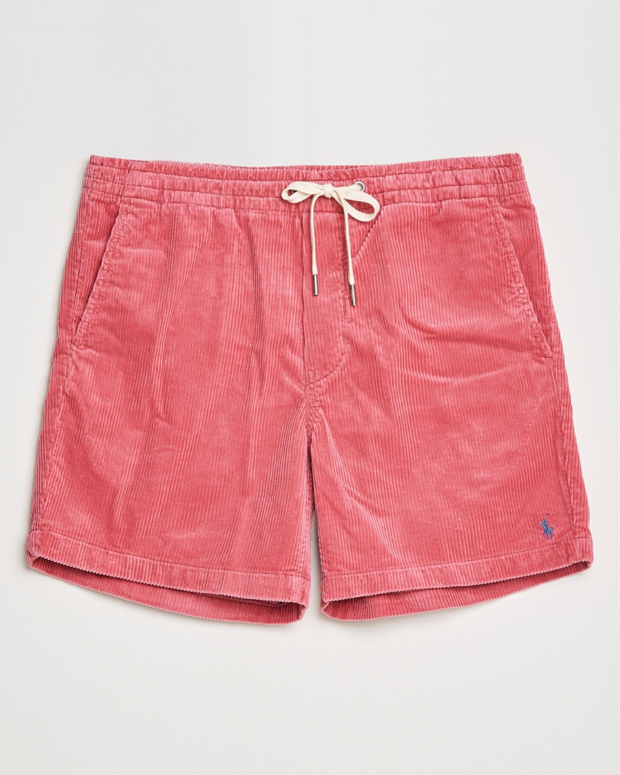 Polo Ralph Lauren Prepster Corduroy Drawstring Shorts Adirondack Berry - Rosa - Drawstringshorts - Grösse: S