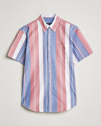 Herren | Kurzarmhemden | Polo Ralph Lauren | Custom Fit Oxford Short Sleeve Striped Shirt Multi