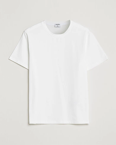Herren | Weiße T-Shirts | Filippa K | Soft Lycra Tee White