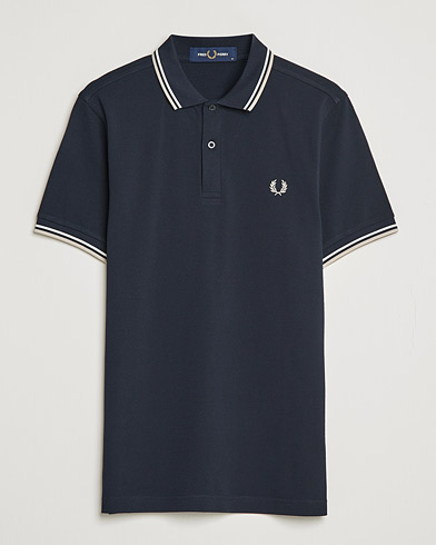 Herren | Poloshirt | Fred Perry | Twin Tip Polo Navy